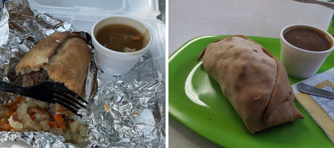 Pasties Plus Menu
