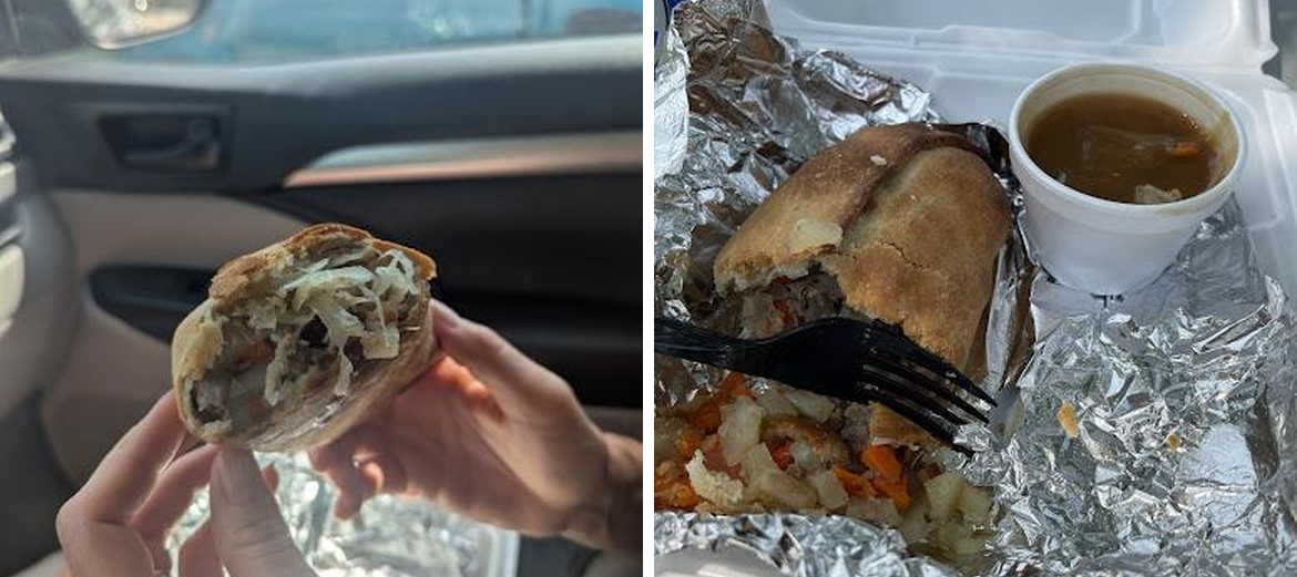Pasties Plus Menu