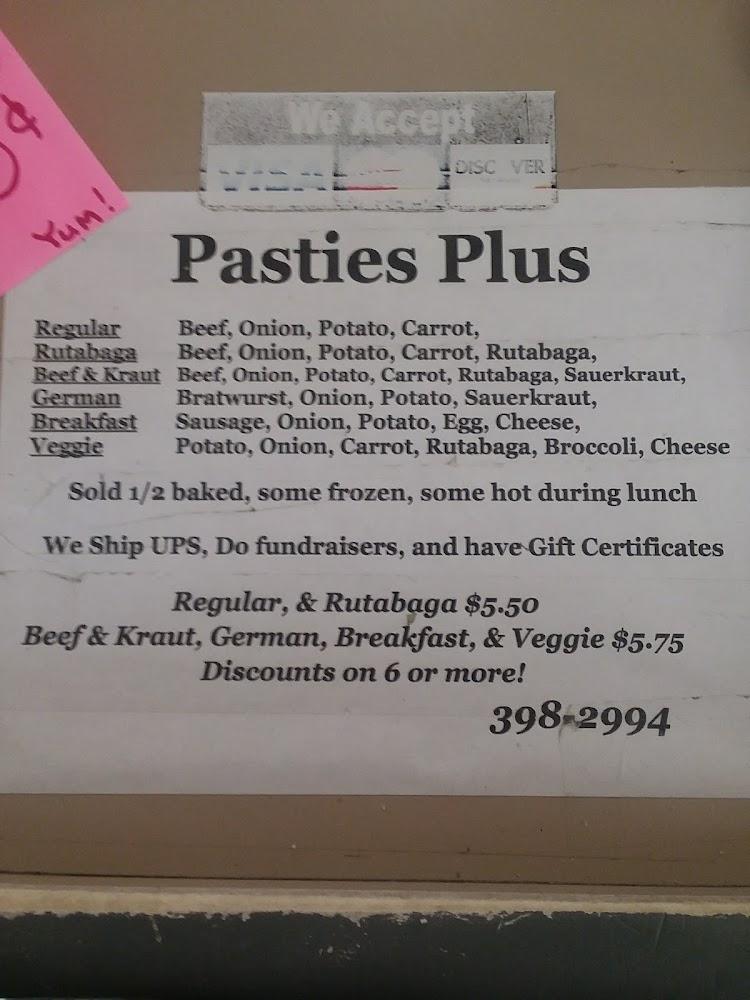 Pasties Plus Menu image 2